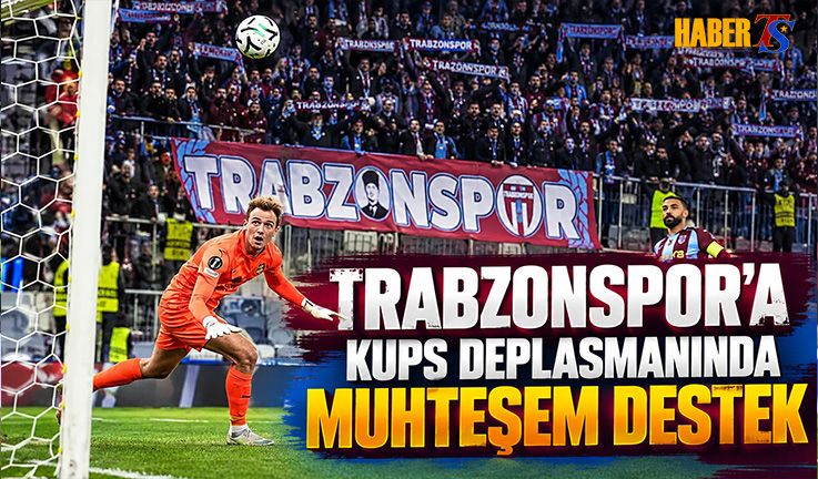 Trabzonspor Taraftarı Finlandiya'da Yalnız Bırakmadı